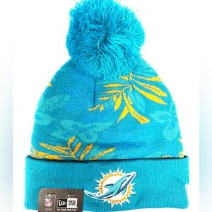 New Era NFL Dolphins Snow Tropics Knit